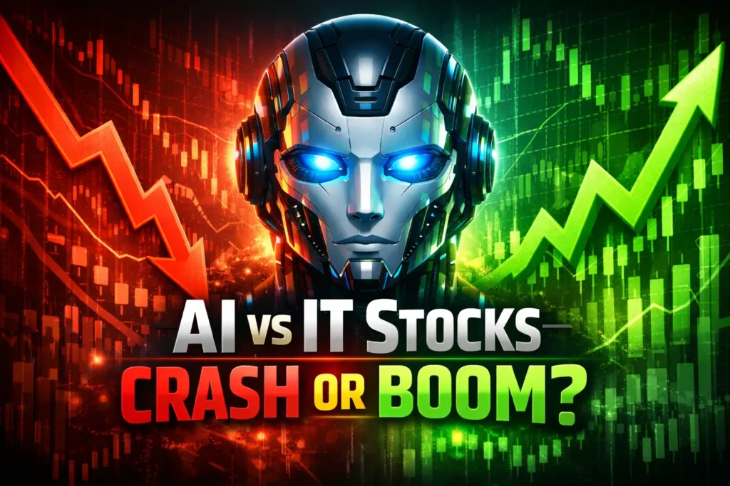 Impact of AI on Indian IT stocks – crash or boom concept thumbnail