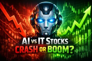 Impact of AI on Indian IT stocks – crash or boom concept thumbnail