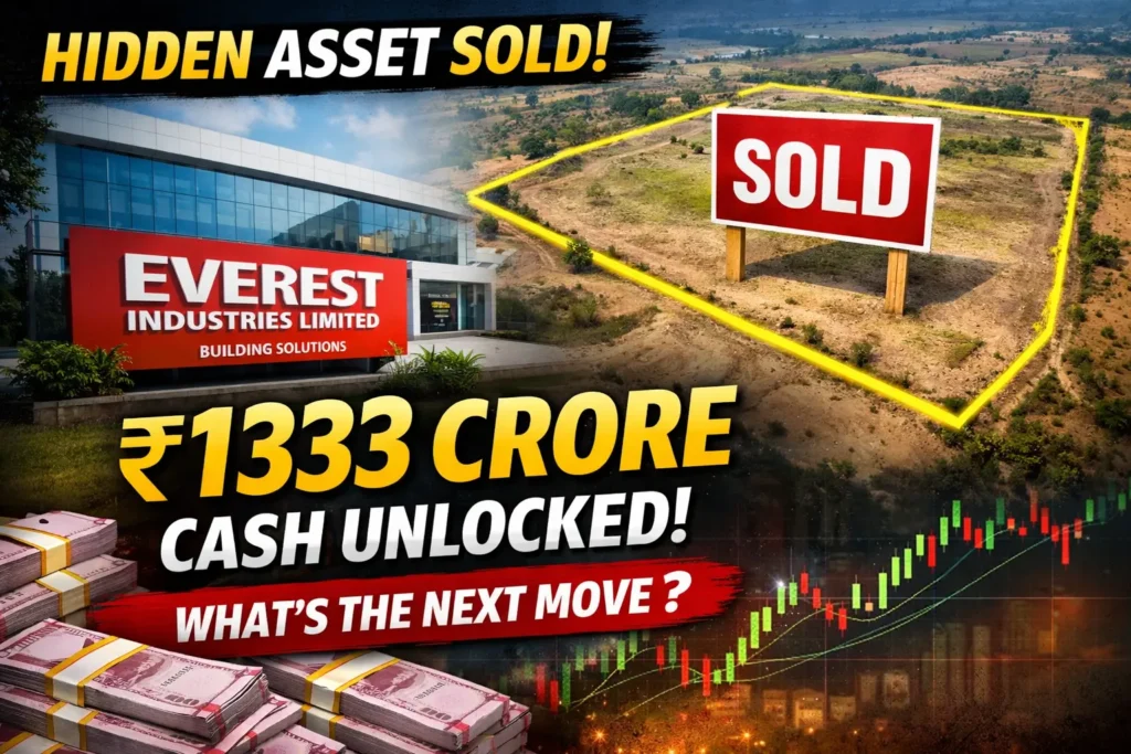 Everest Industries land sale ₹133 crore Coimbatore asset monetization stock market news India