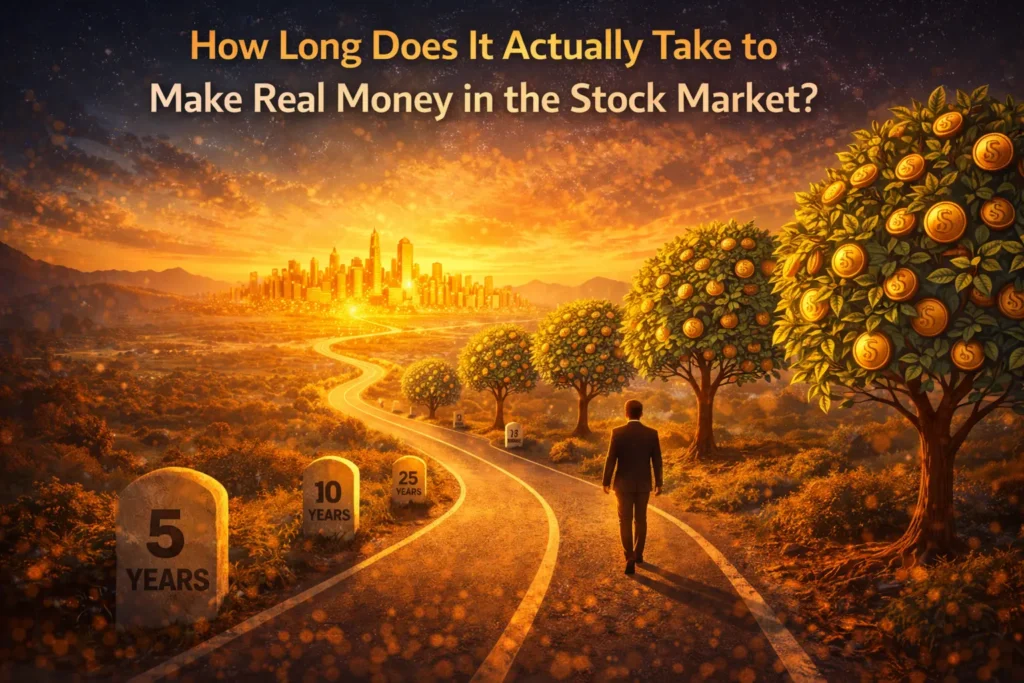 How long it takes to make real money in the Indian stock market timelin