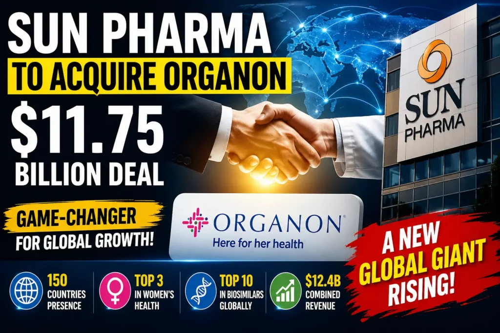 Sun Pharma to Acquire Organon in $11.75 Billion Deal | Big Pharma News