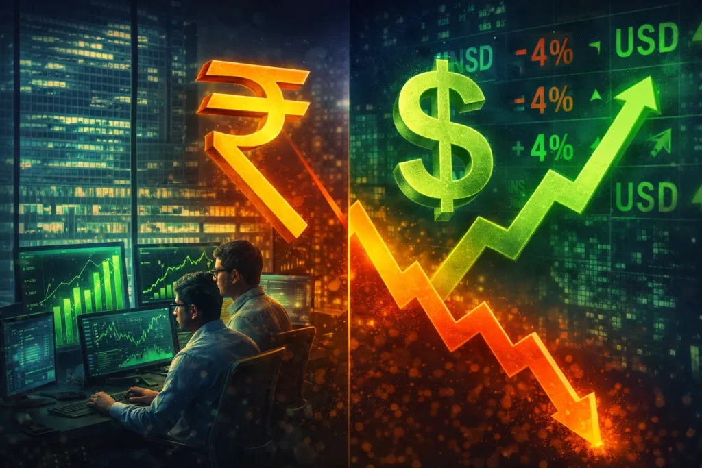 Weak Indian Rupee impact on IT stocks and export companies stock market